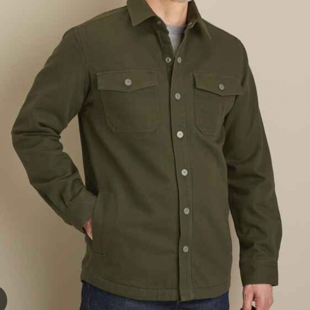 LIKE NEW Duluth Men's Fire Hose Flannel-Lined Jacket